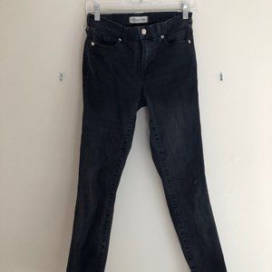 Madewell Mid-Rise Grey Skinny Jeans